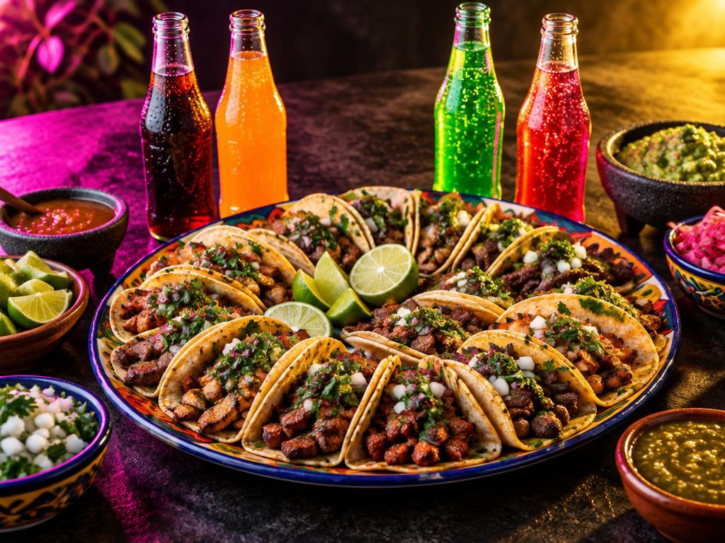 20 Tacos + 4 Gaseosas Pepsi