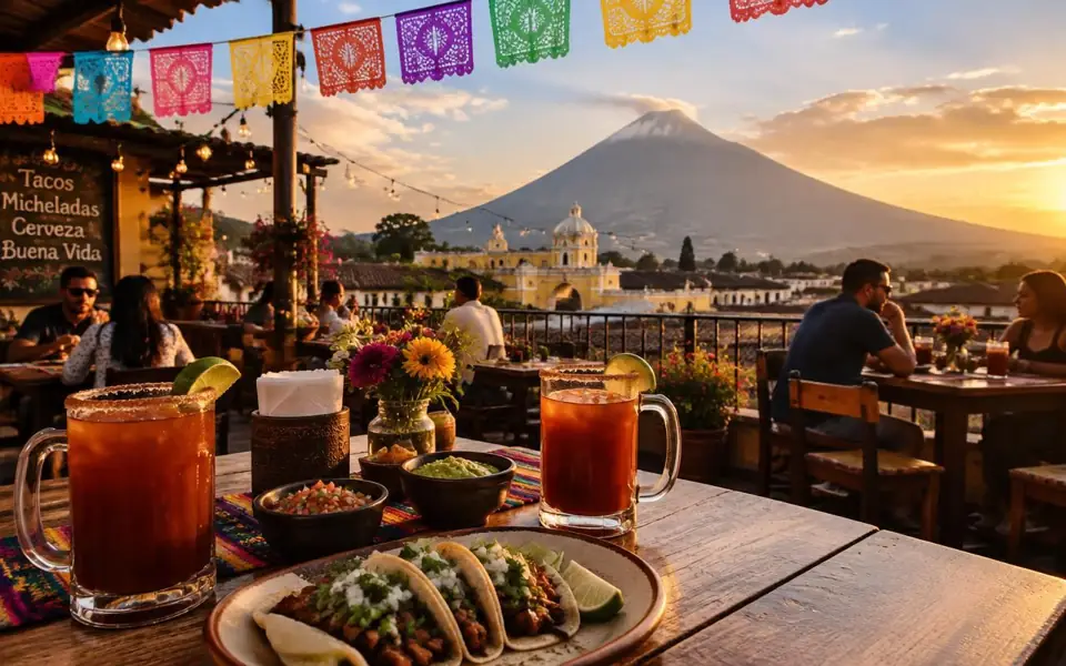 The Antigua rooftop